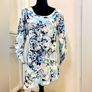 NWT pretty woman blouse bamboo/cotton with open detail on sleeves